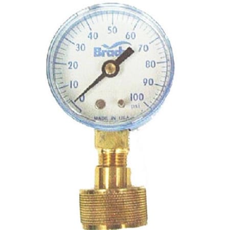 Water Source WSPHG100 100 PSI Water Pressure Test Gauge